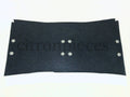Floor trim under front seats in vinyl laminated with underlayer Citroën ID/DS