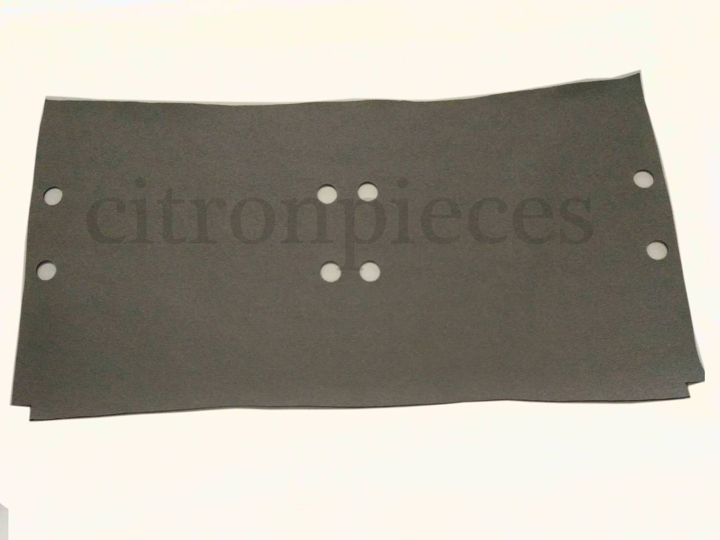 Floor trim under front seats in light gray vinyl laminated with underlayer Citroën ID/DS