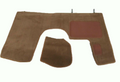 Front carpet brown with foam Citroën ID/DS
