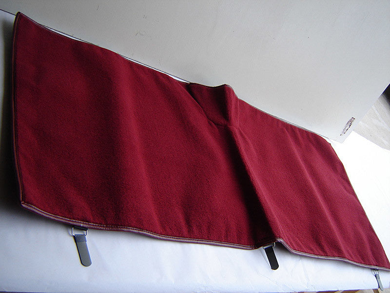 Rear carpet red without foam Citroën ID/DS