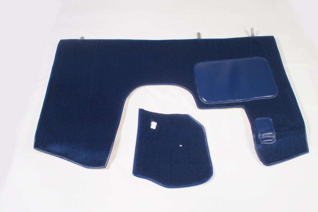 Teppich vorne blau mit Schaumstoff Citroën ID/DS