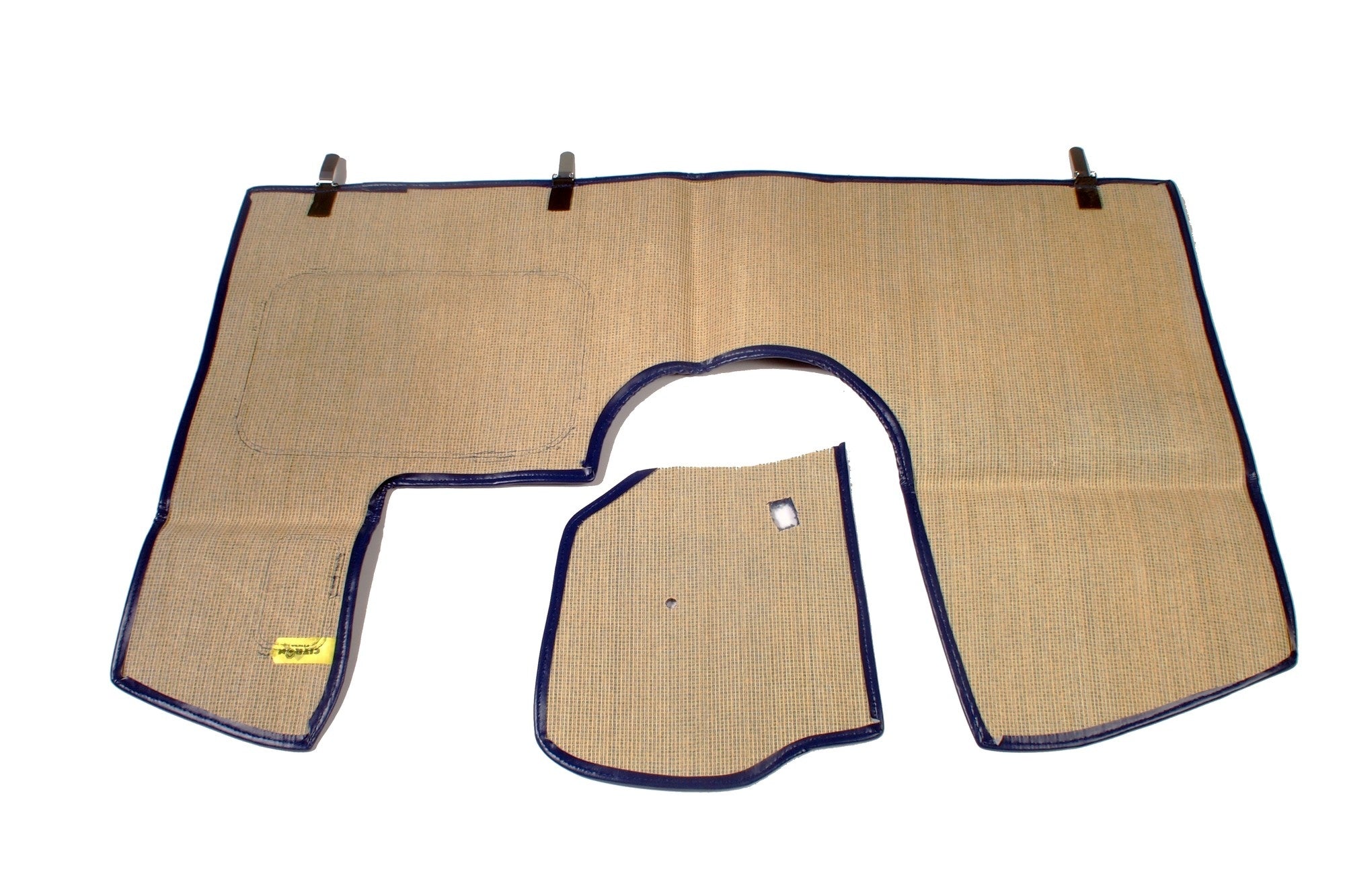 Front carpet blue without foam Citroën ID/DS