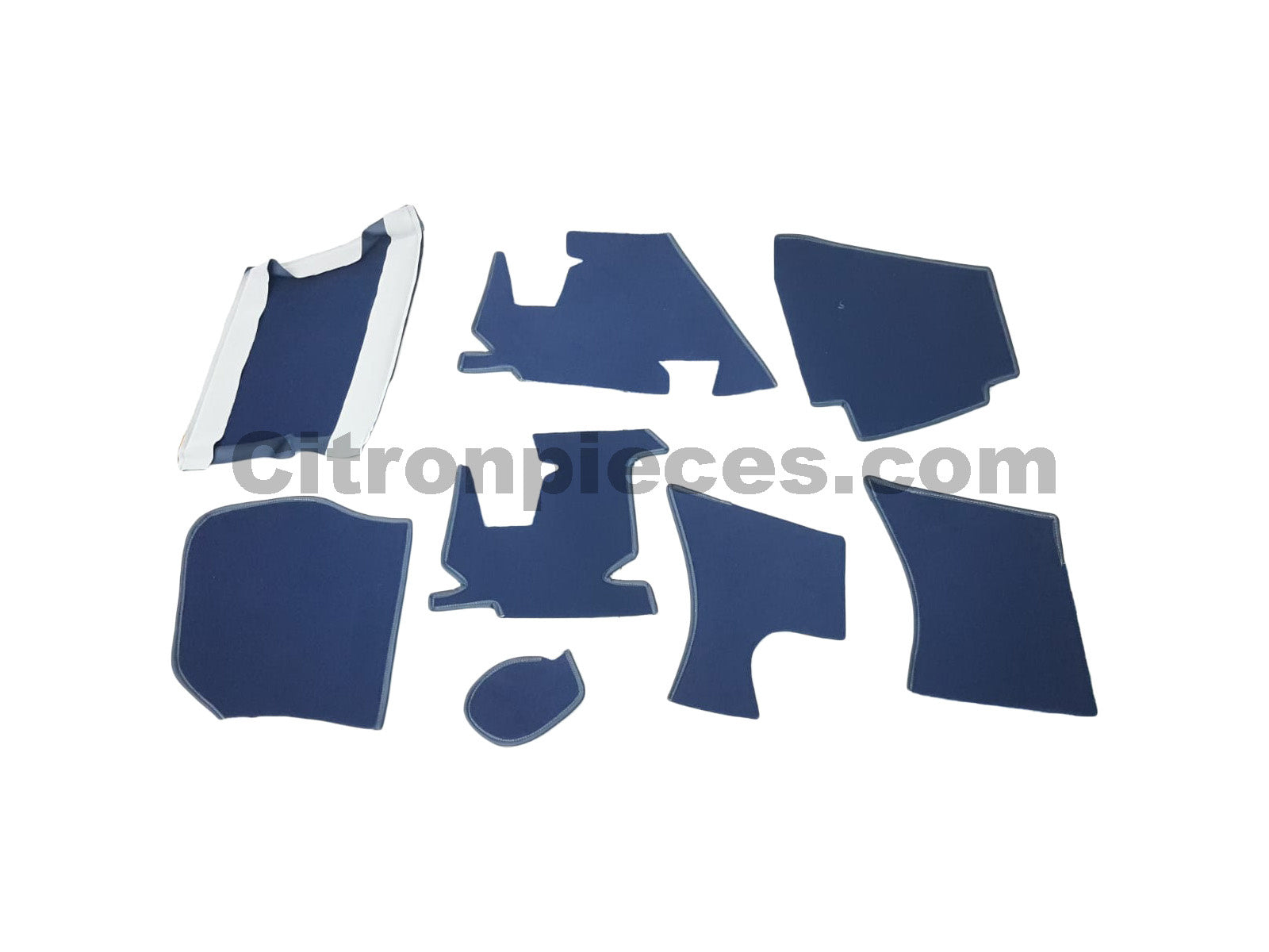 Full carpet set without foam blue Citroën ID/DS Ral 5003