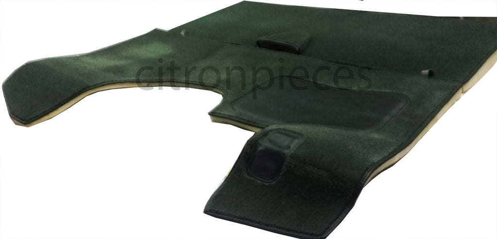 Full carpet set including foam green Citroën ID/DS