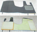 Front carpet RHD with foam Citroën ID/DS