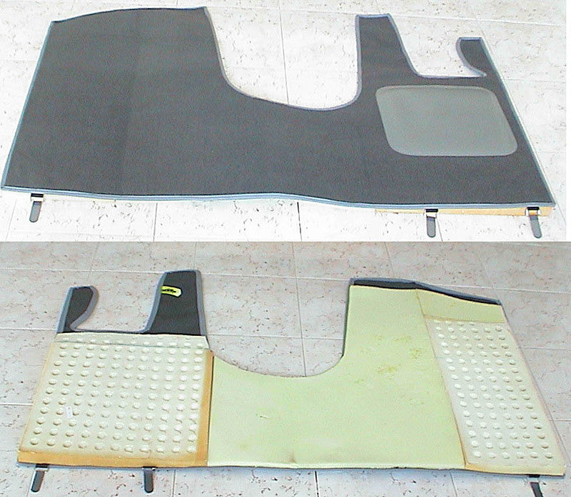 Front carpet RHD with foam Citroën ID/DS