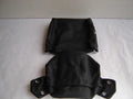 Head rest cover with black leather trimming narrow model 2 pieces Citroën ID/DS