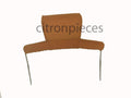 Head rest with gold cloth trimming wide model 2 pieces Citroën ID/DS