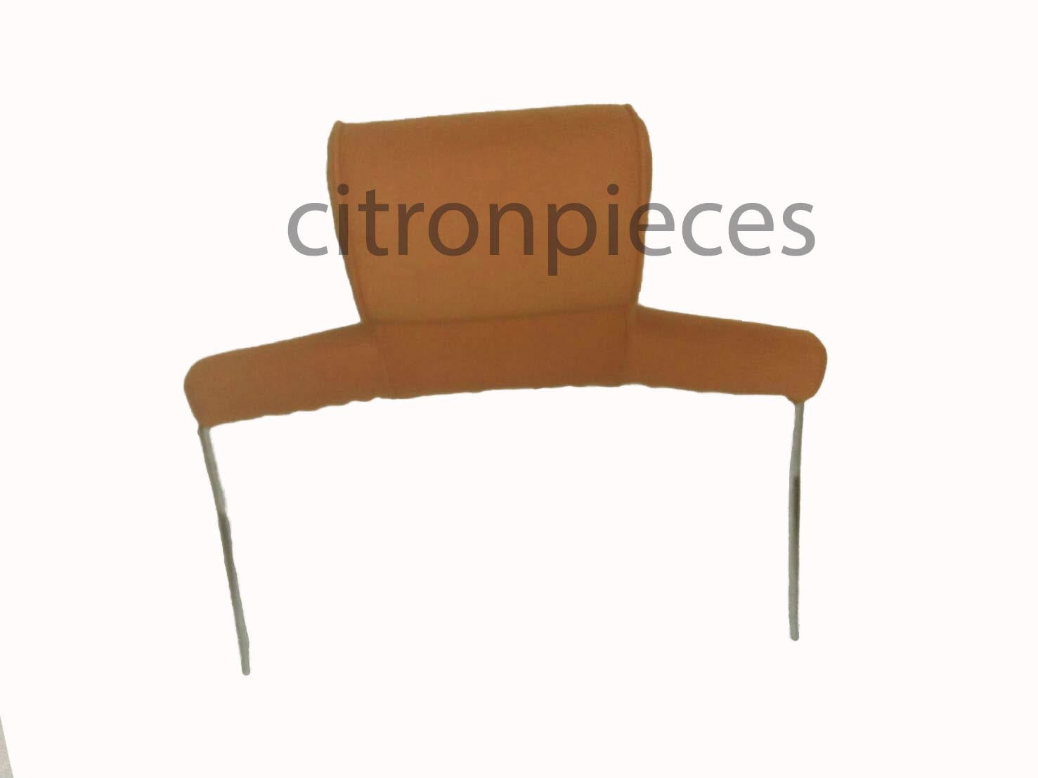 Head rest with gold cloth trimming wide model 2 pieces Citroën ID/DS