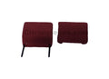 Head rest with red cloth trimming narrow model 2 pieces Citroën ID/DS