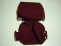 Head rest cover with red cloth trimming narrow model 2 pieces Citroën ID/DS