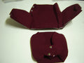 Head rest cover with red cloth trimming wide model 2 pieces Citroën ID/DS