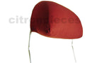 Head rest cover with bright red cloth trimming for old types (bag shape) wide model 1 pieces Citroën ID/DS