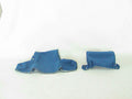 Head rest cover with blue cloth trimming wide model 2 pieces Citroën ID/DS