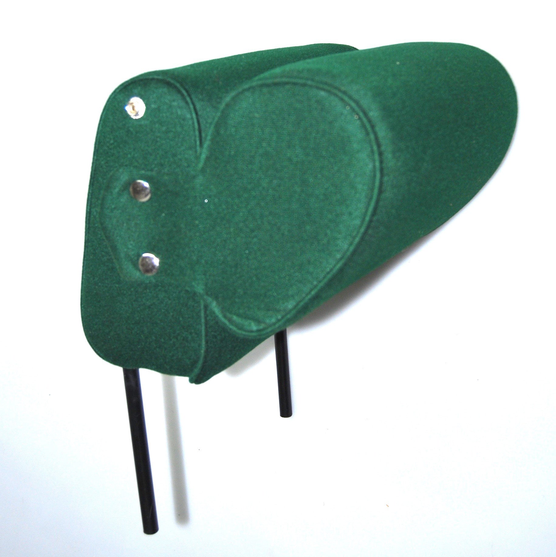 Head rest with green cloth trimming narrow model 2 pieces Citroën ID/DS