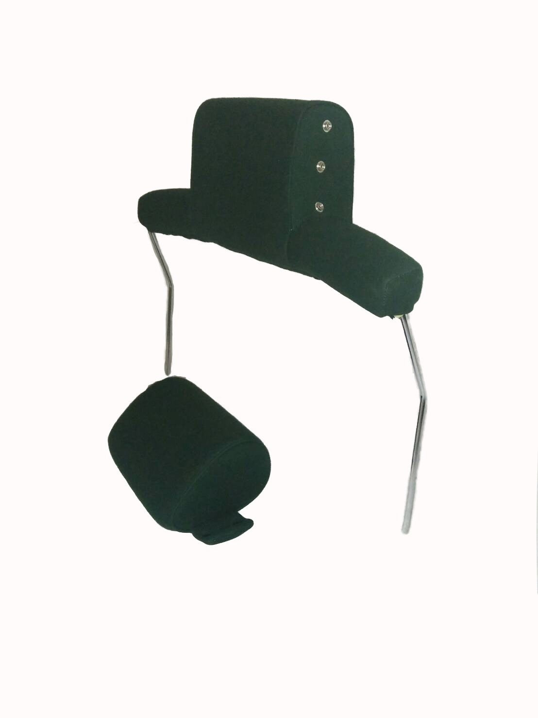 Head rest with green cloth trimming wide model 2 pieces Citroën ID/DS