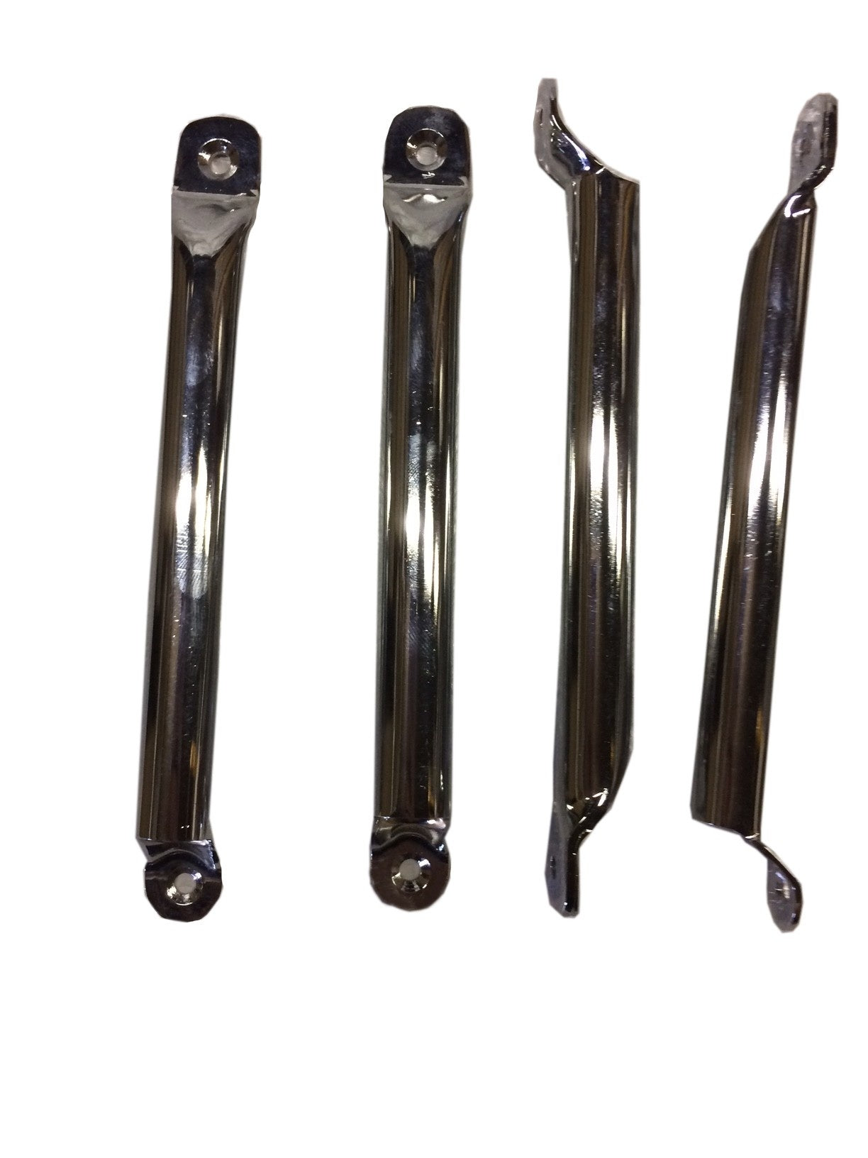 Side socket [2x] for insertion of wide head rest chromed metal Citroën ID/DS