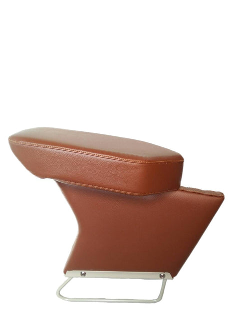Central armrest brown leatherette Citroën ID/DS