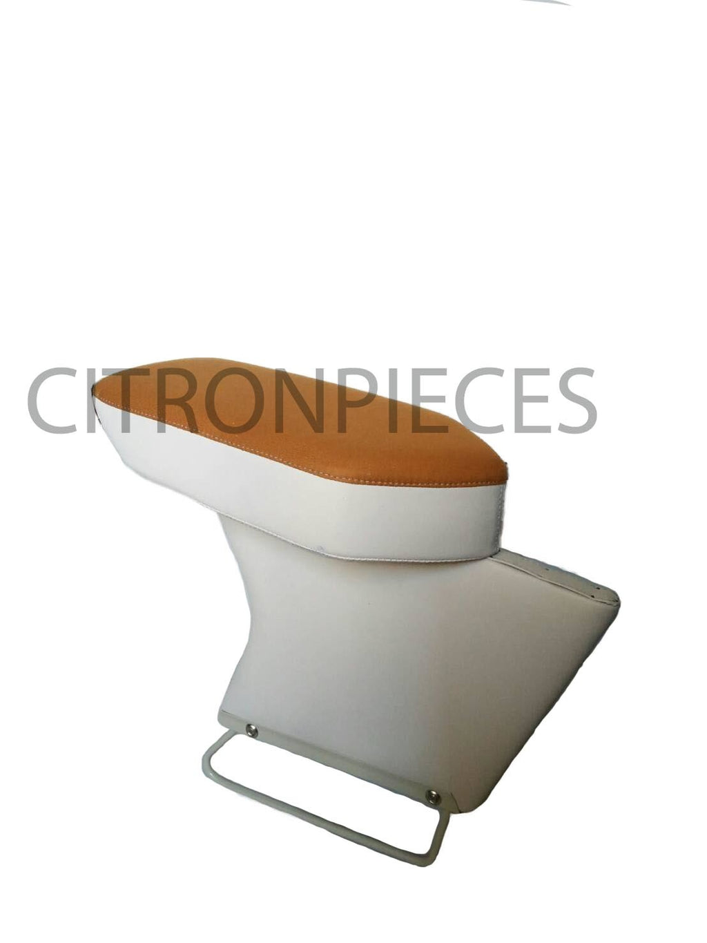 Central armrest yellow/brown cloth Citroën ID/DS