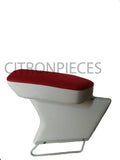 Central armrest red cloth Citroën ID/DS