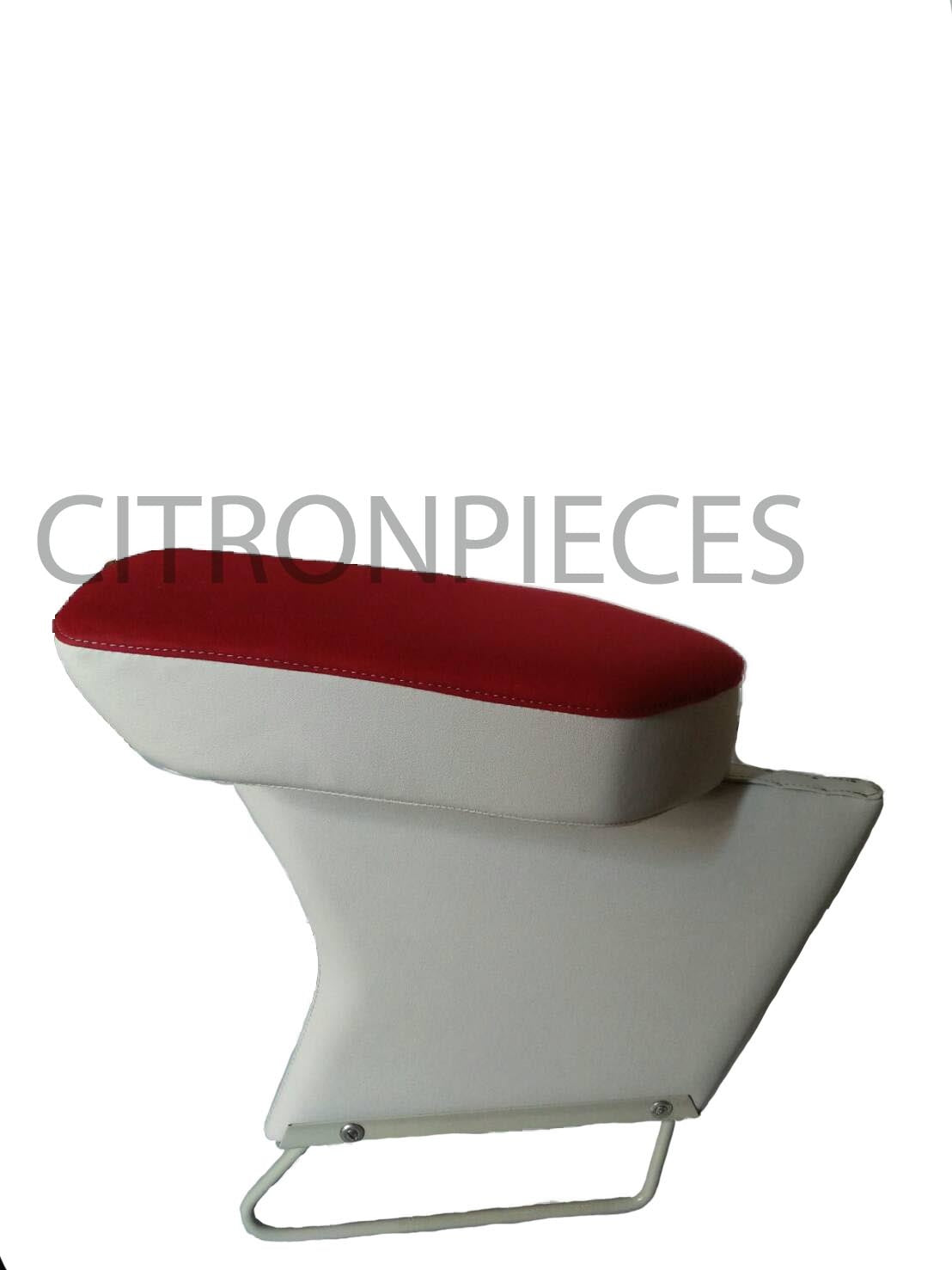 Mittelarmlehne roter Stoff Citroën ID/DS