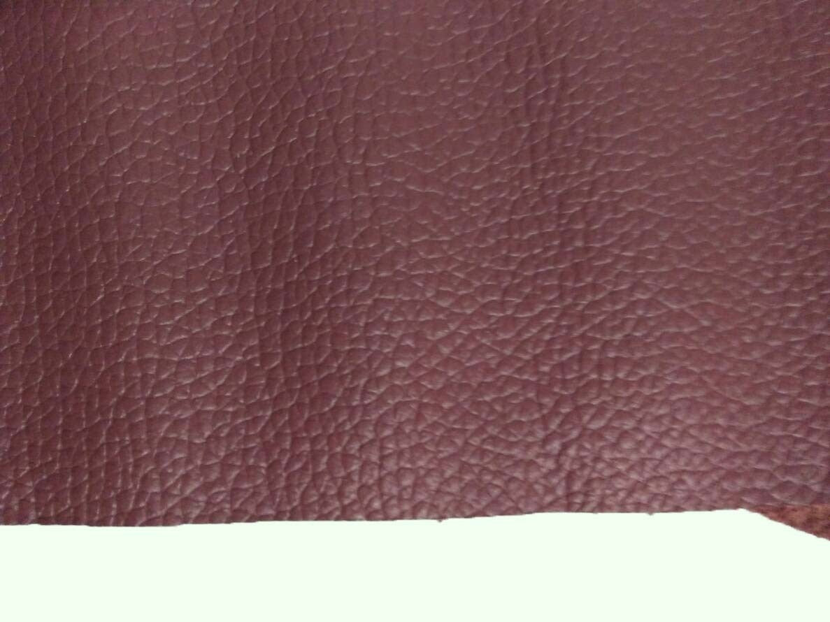 Centre pillar trimming upper part red leather R Citroën ID/DS