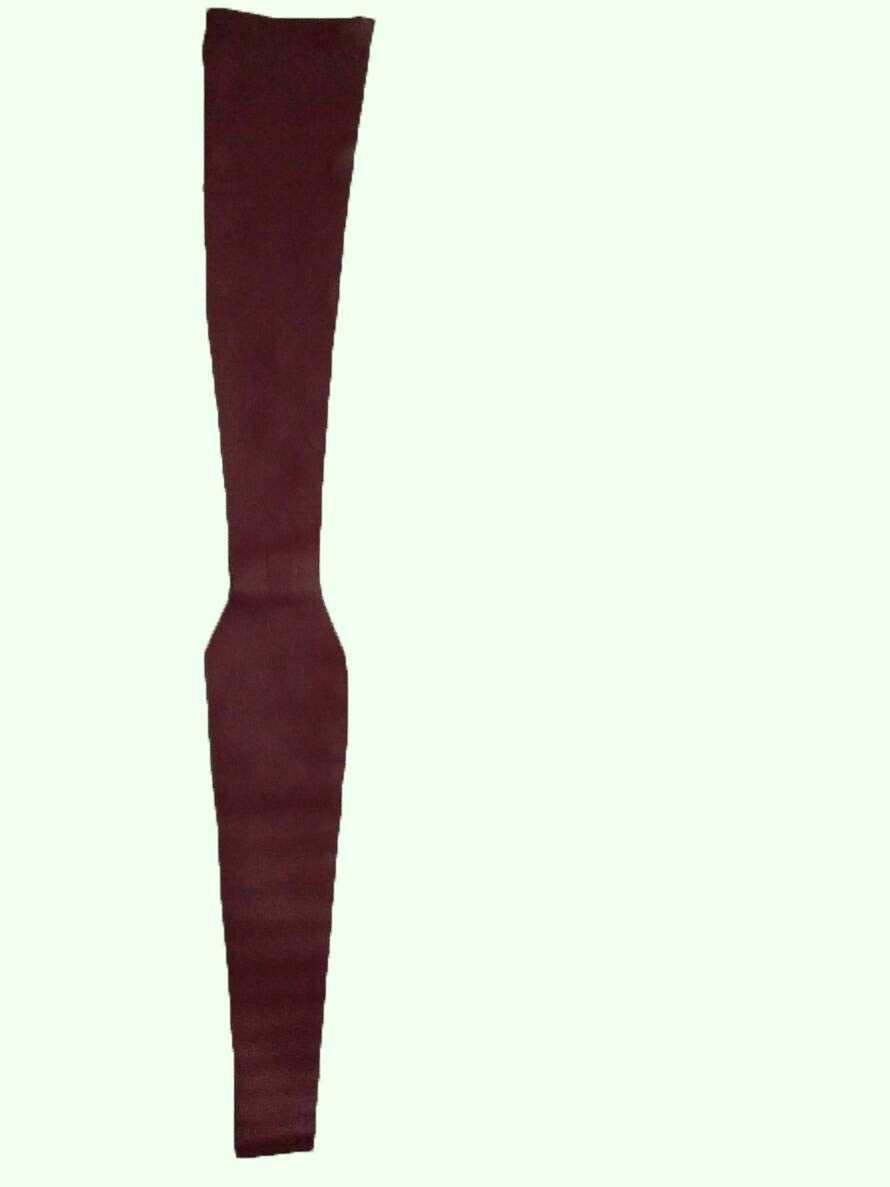 Centre pillar trimming upper part red leather L Citroën ID/DS