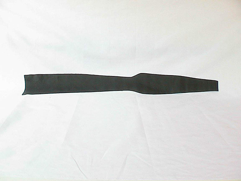 Centre pillar trimming upper part black leather R Citroën ID/DS