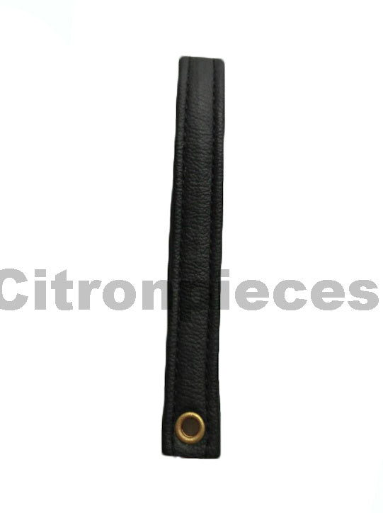 Handle on centre pillar in black leather Citroën ID/DS