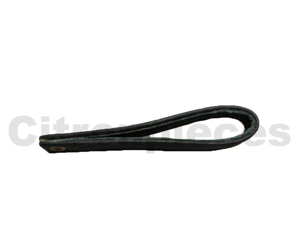 Handle on centre pillar in black leather Citroën ID/DS