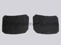Centre pillar trimming lower part black leather R+L Citroën ID/DS