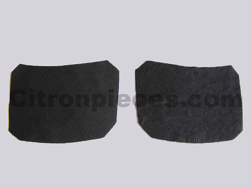 Centre pillar trimming lower part black leather R+L Citroën ID/DS