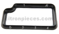 Plastic frame (black with white letter inscription) of shift handle for semi-automatic 61-68 Citroën ID/DS