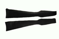 Centre pillar trimming R+L black leatherette Citroën ID/DS