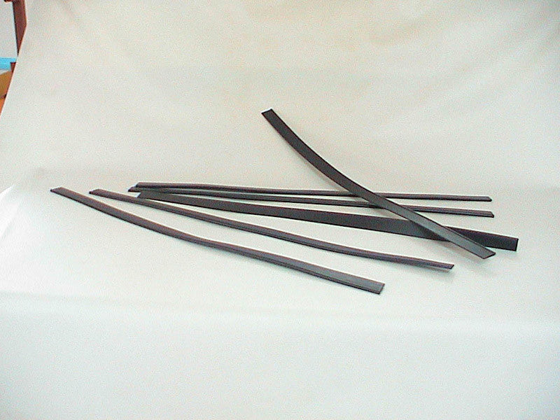 Rubber (with metal rod) set [6] for doors and rear fender (L 700) Citroën ID/DS