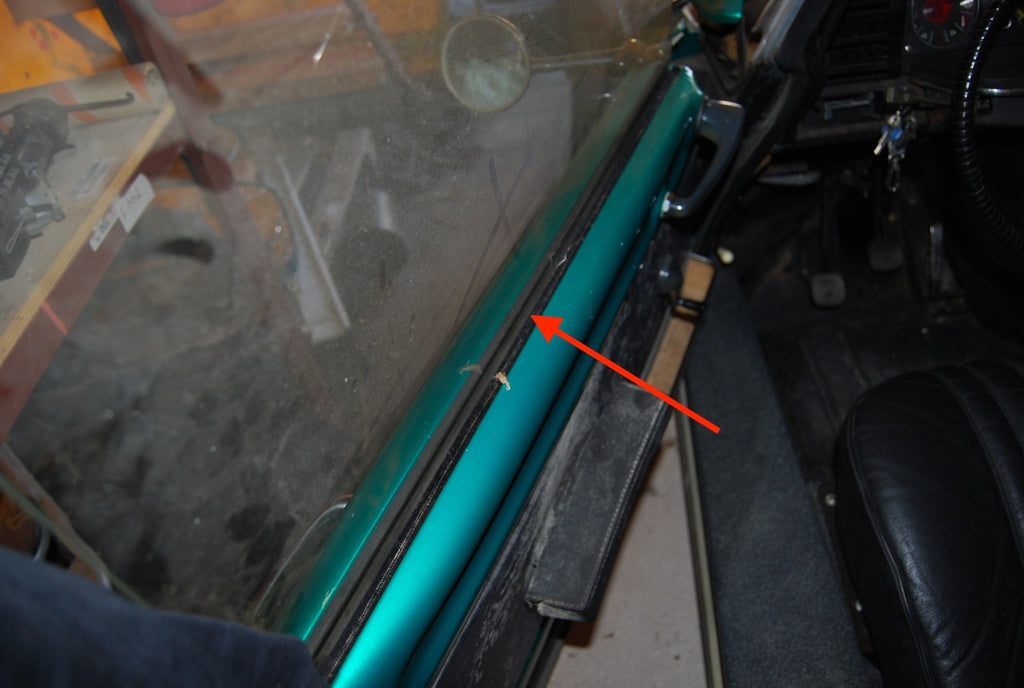 Window rubber inside front door Citroën ID/DS