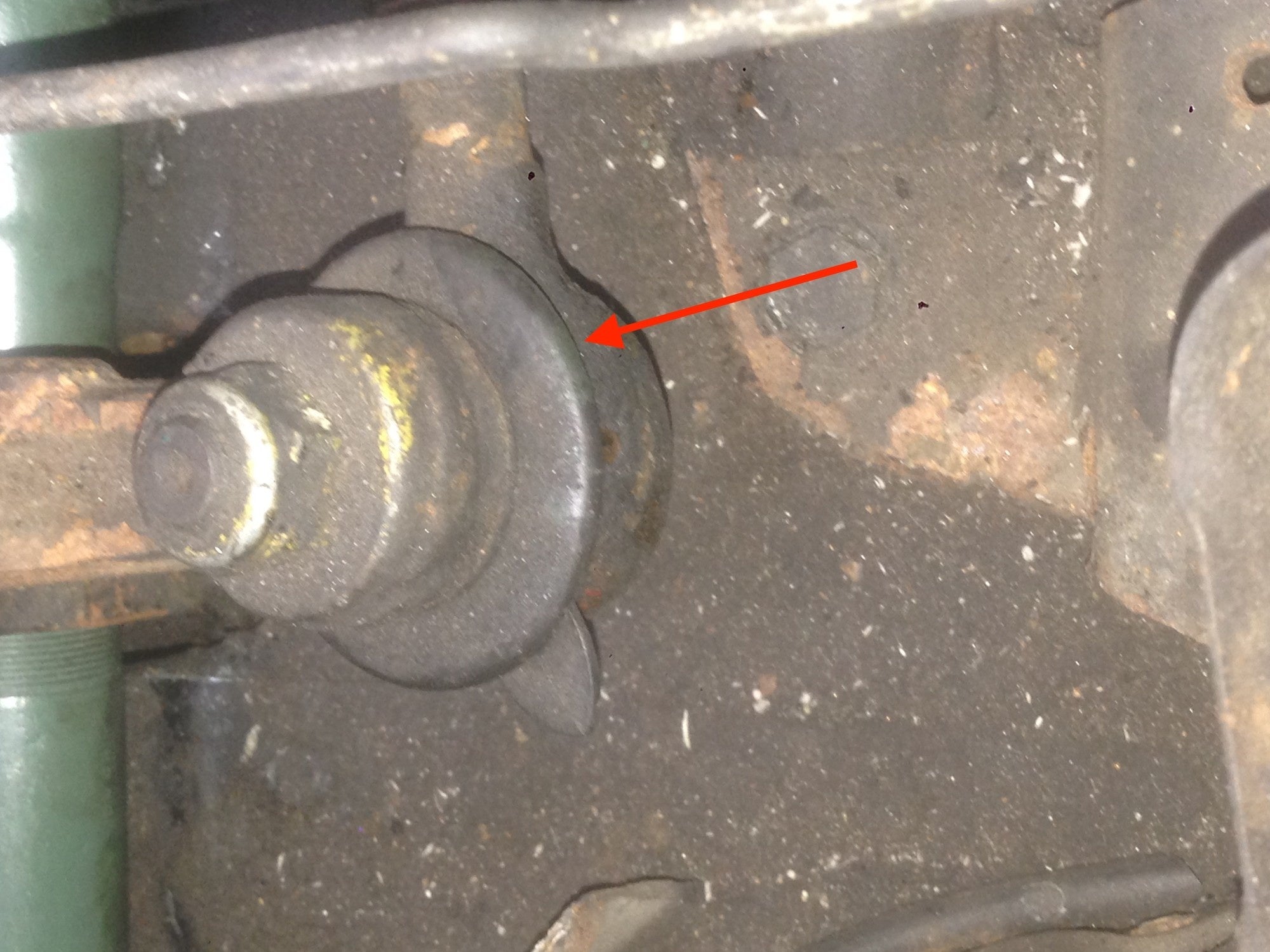 Steering pin rubber (diam 47 mm) Citroën ID/DS