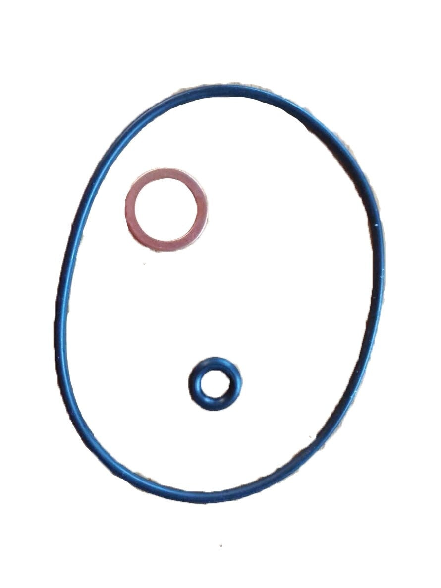 O-ring set (2) for the oil filter Citroën ID/DS