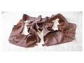 Rear bench cover part outer rim brown leather Citroën SM