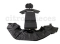 Original front seat cover black leather (seat back closing panel and head rest cover) Citroën SM