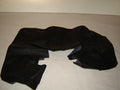 Front seat cover part outer rim of upper back black leather Citroën SM