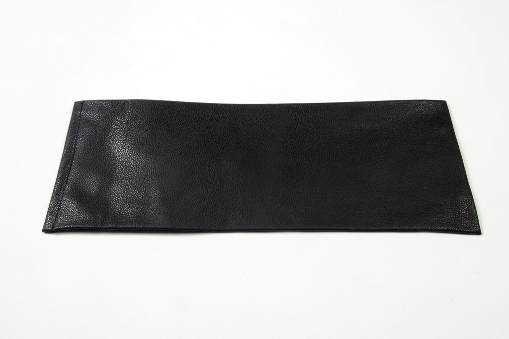 Rear bench cover part vertical part of the armrest black leather Citroën SM