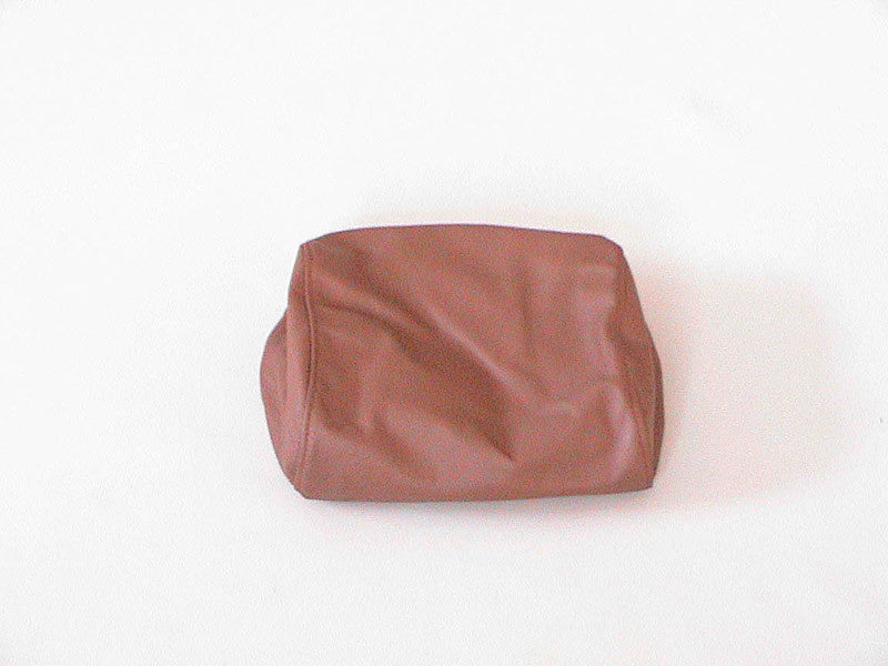 Head rest cover brown leather part for headrest and metal headrest support Citroën SM