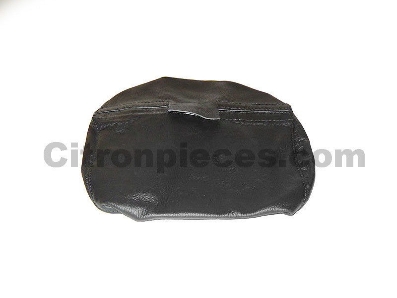 Head rest cover black leather part for headrest and metal headrest support Citroën SM