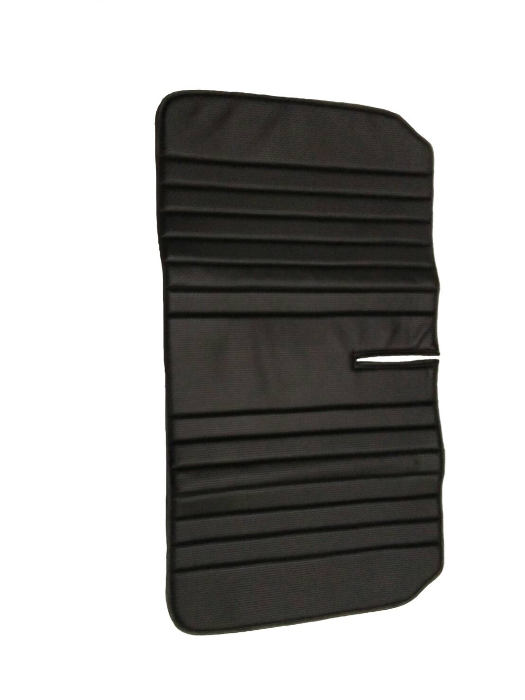 Original seat cover set for rear bench in black leatherette Dyane Citroën 2CV