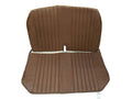 Original seat cover set for front bench with closed sides in brown leatherette DYANE Citroën 2CV