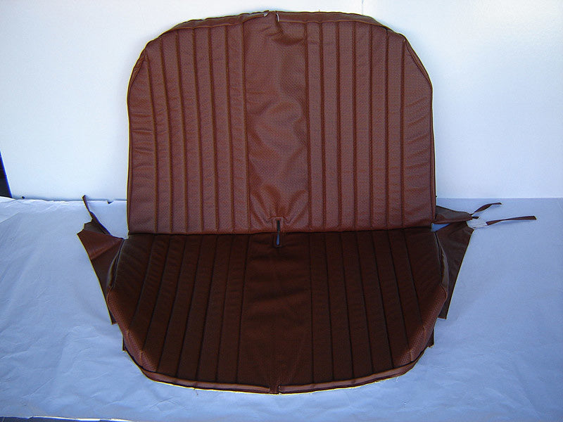 Original Sitzbezug-Set für Rückbank mit geschlossenen Seiten aus braunem Kunstleder Dyane Citroën 2CV