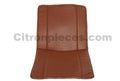 Original seat cover set for front seat in brown leatherette years '50 '60 Citroën 2CV