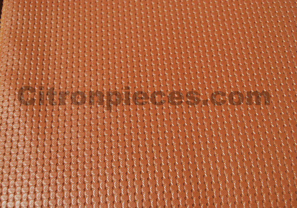 Original seat cover set for front seat in brown leatherette years '50 '60 Citroën 2CV
