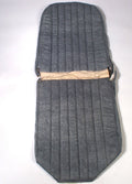 Original seat cover set for front L seat in blue denim leatherette (2 round angles) Dyane Citroën 2CV